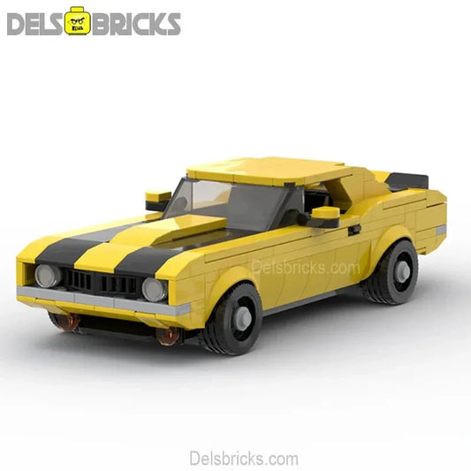 Camaro Z28 Lego Building Blocks With Minifigures Digital Instructions - ToylandEU