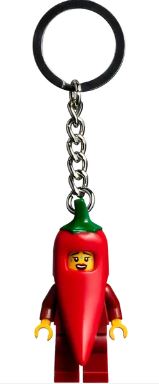 LEGO® Chili Girl Key Chain | Minifigure Accessory | Ages 6 and Up | 1 Piece