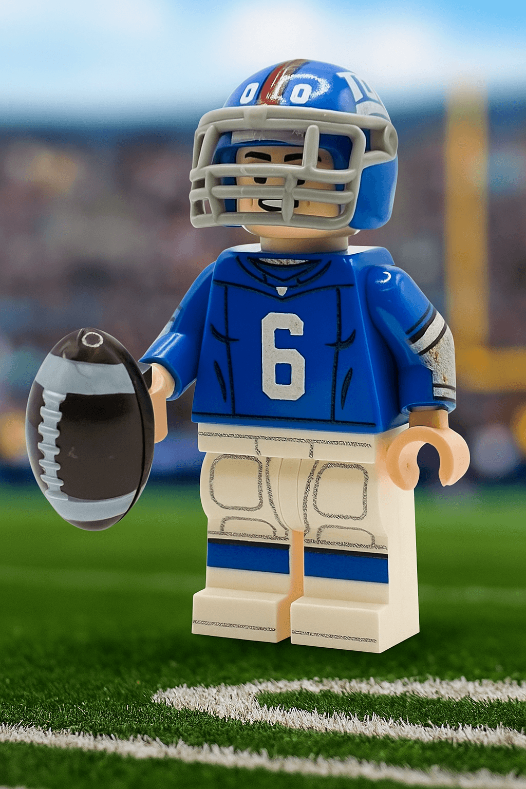 Custom LEGO Minifigure | NY Football QB | Toylandeu™