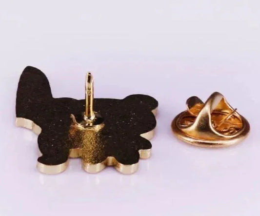 Copper Bear Knife Meme Enamel Pins For Standout Style