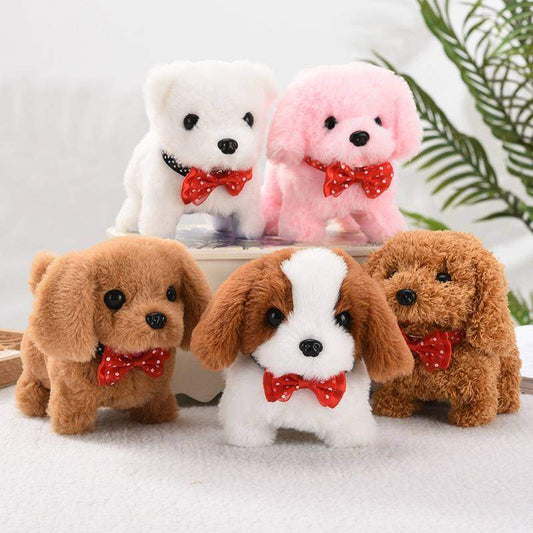 Interactive Plush Dog | Walks Barks Nods | Sensory Learning Toy | Toddler Safe