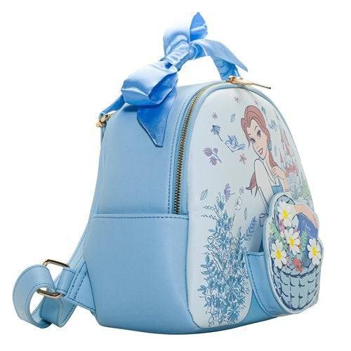 Beauty And The Beast Belle Basket Backpack With Adjustable Strap