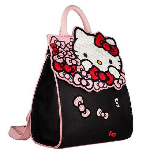 Hello Kitty Flap Backpack With Adjustable Strap Compact Design