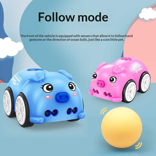 Inductive Obstacle-Avoidance RC Toy Car | Plastic | Robotic Toys