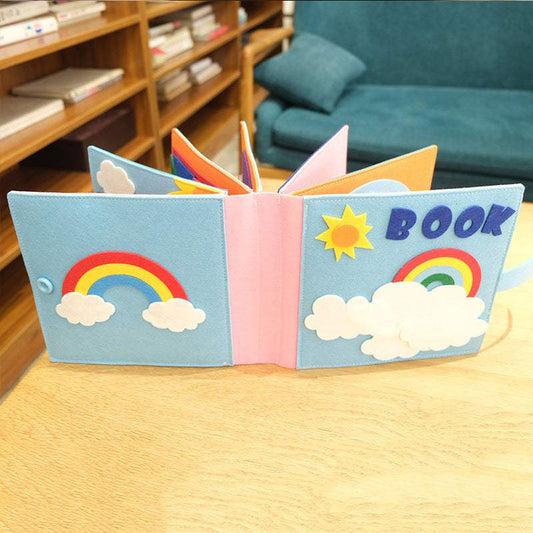 Felt Puzzle Book | Interactive Learning | Rainbow Colors | Toddlers