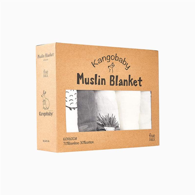 Baby Gauze Saliva Towel Bib | Bamboo Fiber Blend