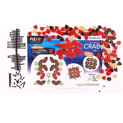 Ocean Life Crab Premium Construction Set With 216 Pieces