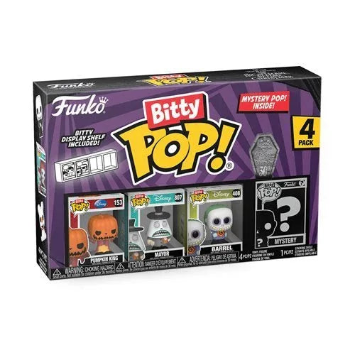 Nightmare Before Christmas Bitty Pop Mini Figures 4 Pack - ToylandEU
