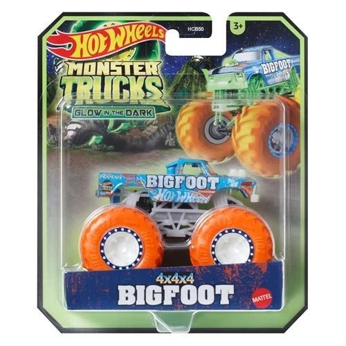 Hot Wheels Monster Trucks Glow In The Dark Scale Vehicles