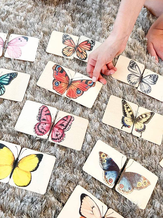 Memory Game Cards | Butterfly Design | Montessori Focus | Early Learner