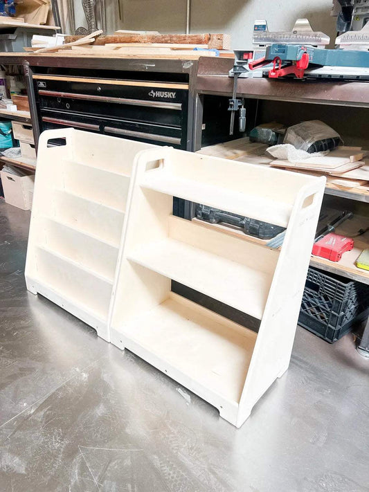 Bookshelf | 1/2 Inch Baltic Birch | Pre Sanded Raw Wood | Toy Storage