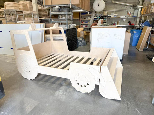 Platform Bed Frame | Slotted Finger Joint Construction | Baltic Birch Plywood