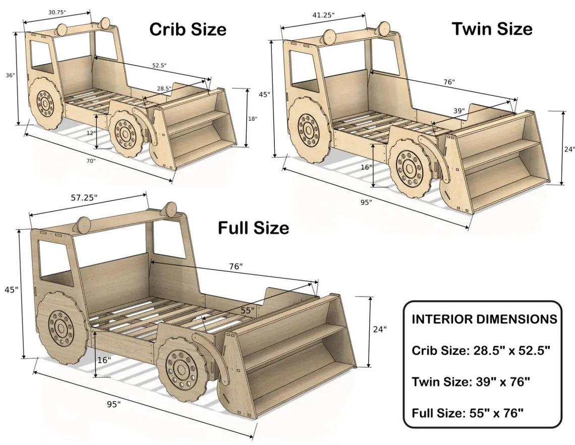 Platform Bed Frame | Finger Joint | Toylandeu™