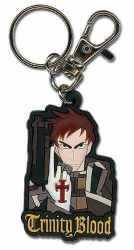 Trinity Blood Hercules Tres Iqus PVC Keychain | Licensed Keychain | 2 To 2.5 Inches Tall | Retail Packaged