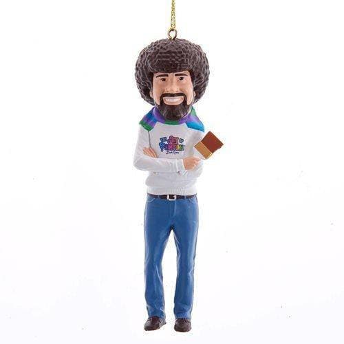 Bob Ross Ornament Resin Figure With Happy Accidents Message