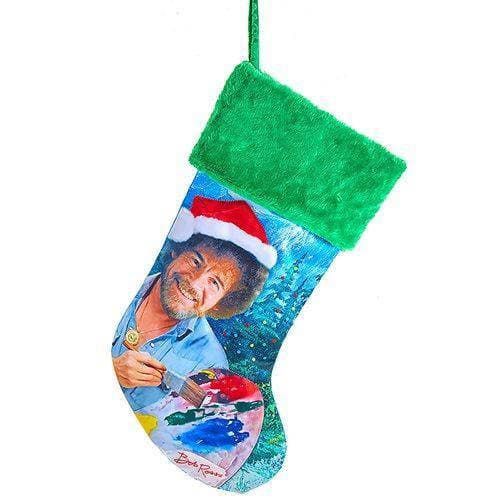 Bob Ross Christmas Stocking Canvas With The Joy Of Painting