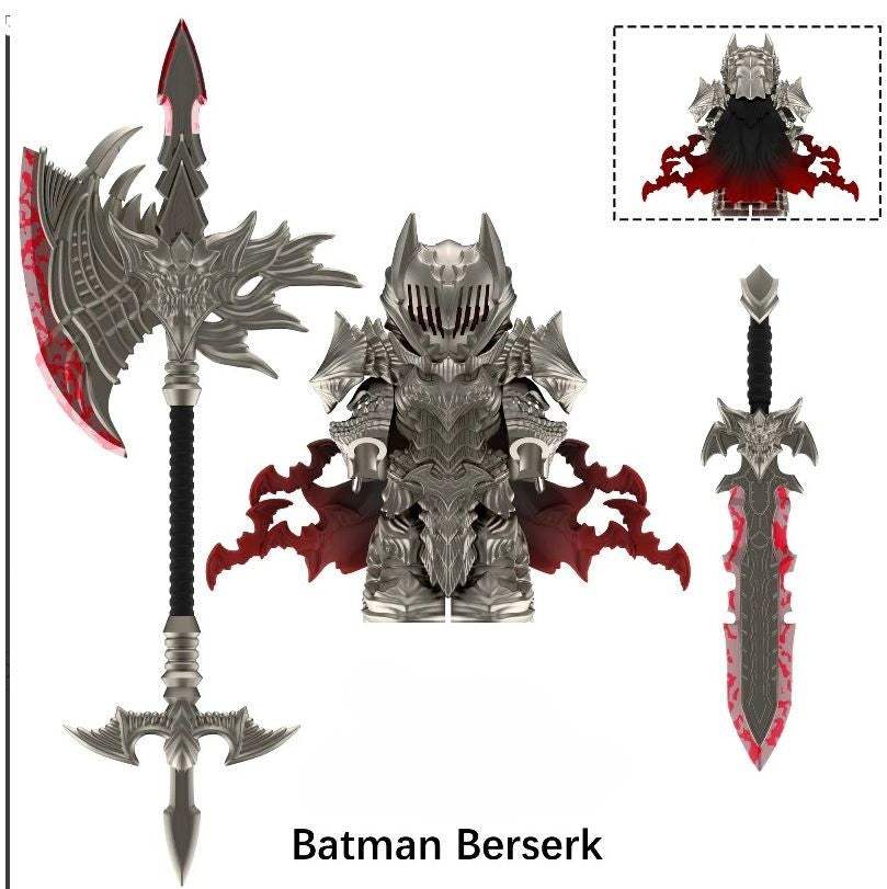 Batman Berserk Anime | Dark Armored Demon Slayer Style | Custom Minifigure