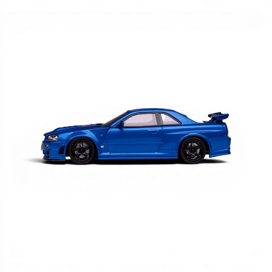 Cars' Lounge Nissan Skyline GT-R R34 Z-TUNE Bayside Blue 1:64