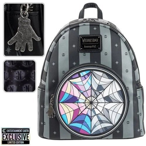 Loungefly Wednesday Nevermore Mini Backpack Entertainment Earth Exclusive