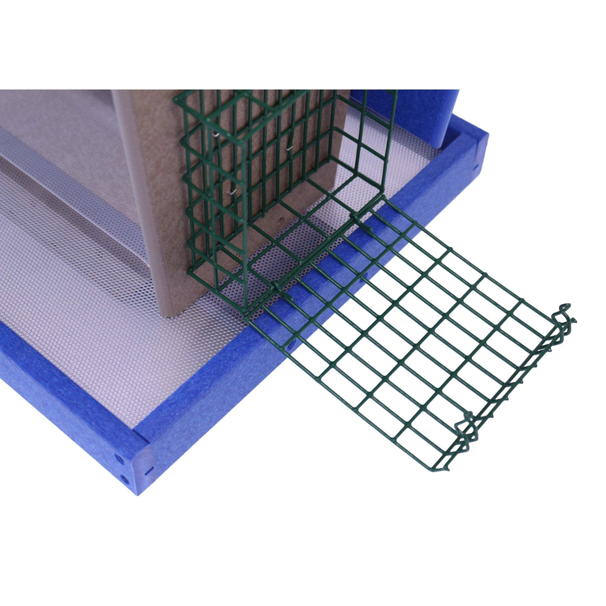 Post Mount Bird Feeder | 3 Feeding Ports | Recycled Poly Lumber | Garden Use