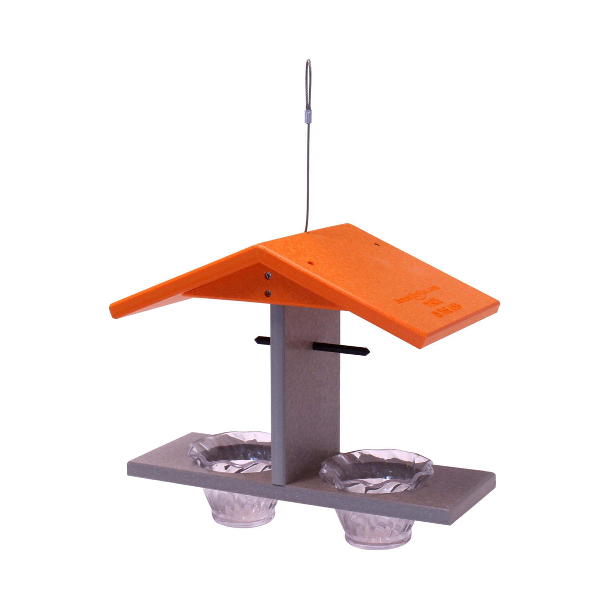 Oriole Bird Feeder | Double Cup | Recycled Poly | With Mounting Pegs