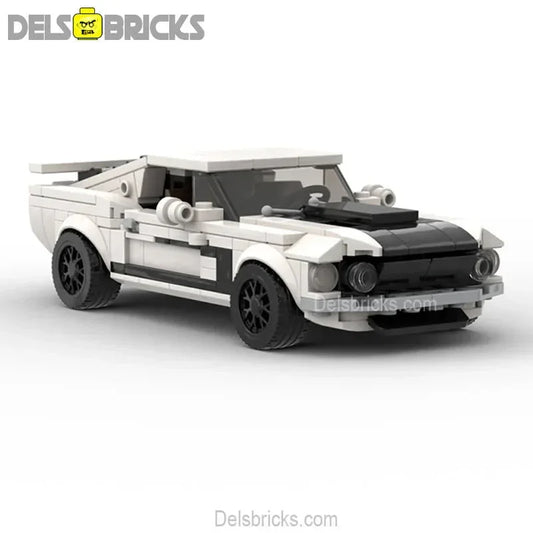 Mustang Boss 302 Classic Muscle Custom Lego Cars Minifigures Building Block Toys - ToylandEU