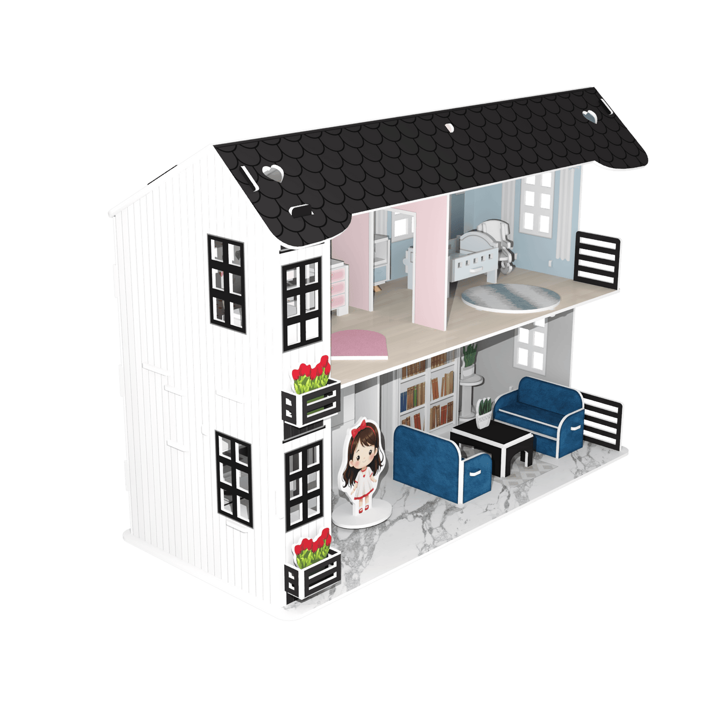 3d Puzzle Townhouse - Foam