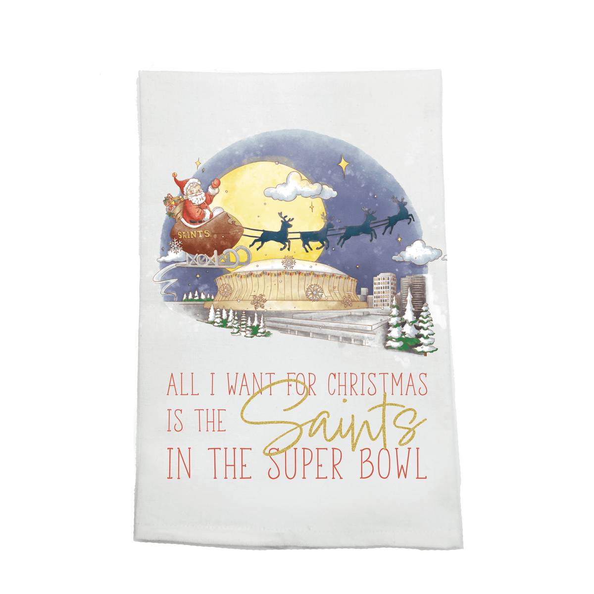 Superbowl | Organic Cotton Kitchen Towel | Nola Tawk