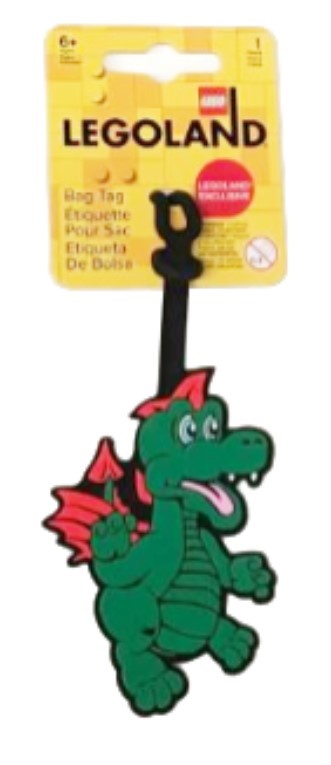 LEGO® Dragon Bag Tag | Durable Silicone | Ollie Design | Ages 6+
