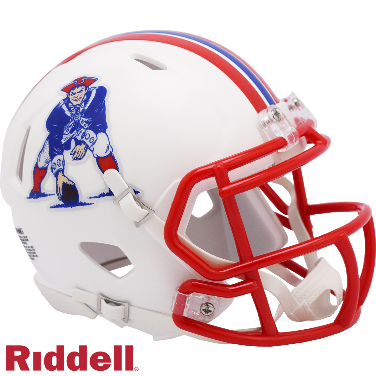 New England Patriots Helmet Riddell Replica Mini Speed Style 1990-1992 T/B Periodic Restock