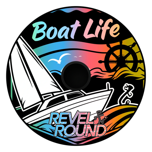 Lawn Toss Game | Nautical Sailboat | Durable Vinyl Material | Beach Party Toy