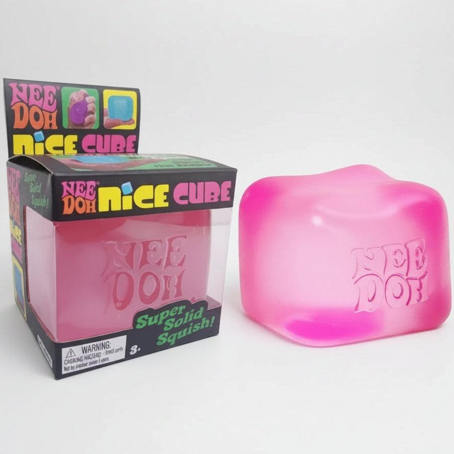 Nee-Doh Nice Cube | Pink Cube | Toylandeu™