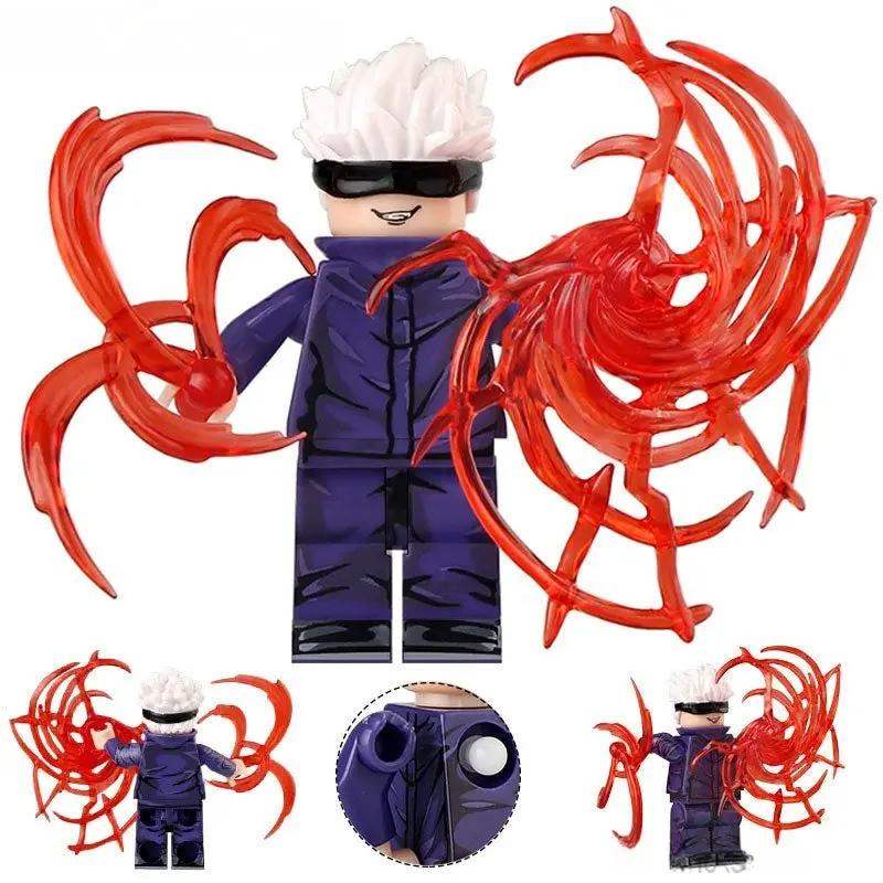 satoru Gojo Jujutsu kaisen Lego Anime Minifigures Custom Toys 2 - Minifigure Toys