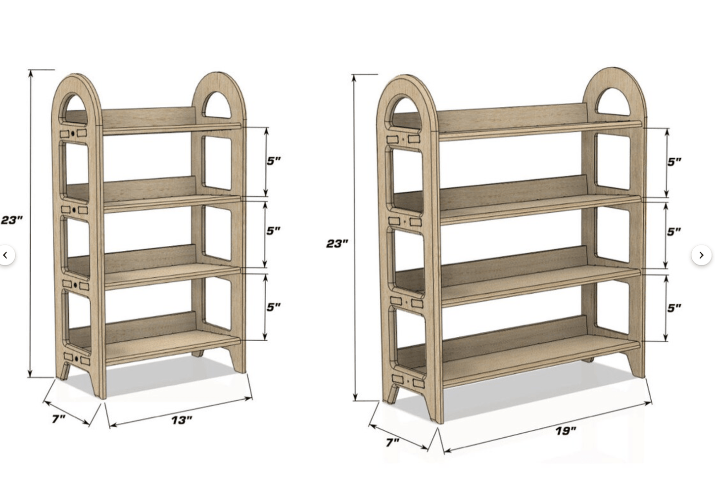 Toddler Shoe Tower | Baltic Birch Plywood | Toylandeu™
