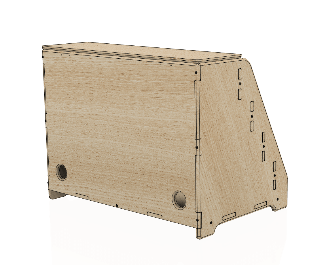 Bookshelf | Hidden Back Storage | Toylandeu™