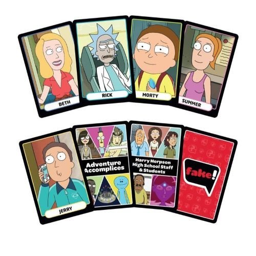 Rick and Morty Card Game Who Said It Edition Deluxe