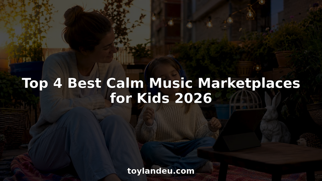 Mother and child enjoying calm music at home