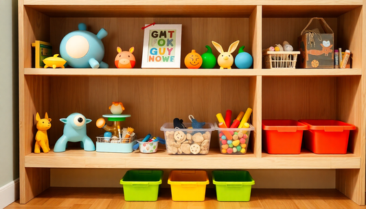 Designing a Low-Screen Learning Shelf: Tactile Toys and Analog Tools to Teach Coding, Math & Sensory Skills