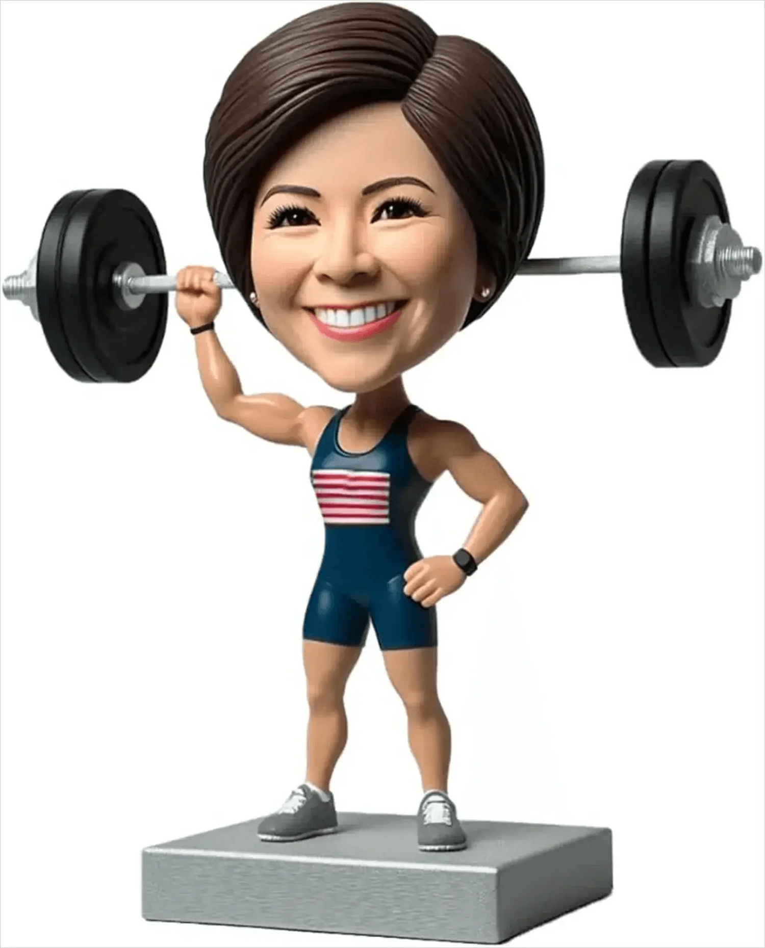  Personalized Bobblehead Weightlifter Strong Woman -  ToylandEU™