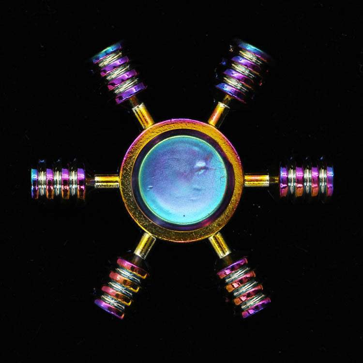 Zinc Alloy Electroplated Fingertip Spinning Top | Metal | Sensory Toys