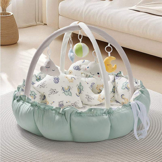 Baby Lying Play Gym | Cartoon, With Game Stand