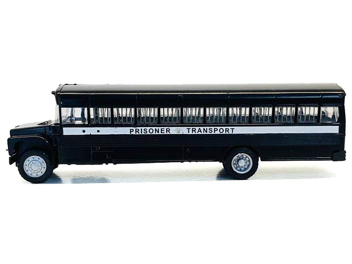 Bus Model | 1/87 HO Scale | Black Prisoner Transport | Plastic Detail Kit