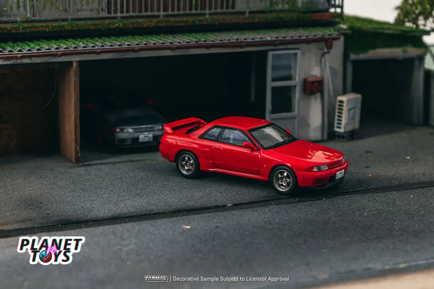 Tarmac Works - 1/64 NISSAN SKYLINE GT-R BNR32 RED DIECAST SCALE MODEL CAR (JC64-008-RD) Mijo - ToylandEU
