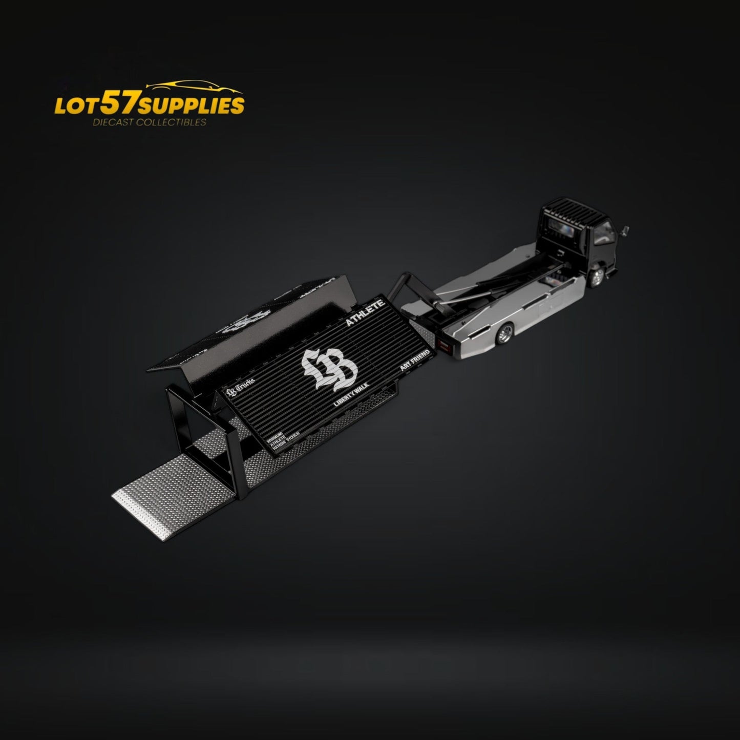 Diecast MicroTurbo Hino 300 Custom Box Truck Limited Edition