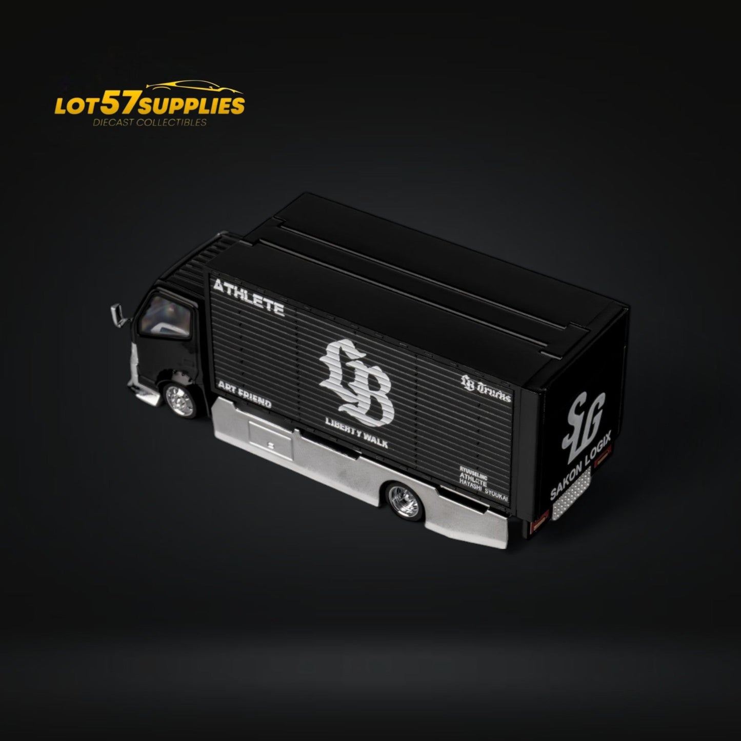 Diecast MicroTurbo Hino 300 Custom Box Truck Limited Edition