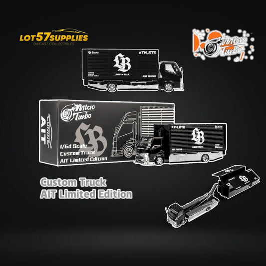 Diecast MicroTurbo Hino 300 Custom Box Truck Limited Edition