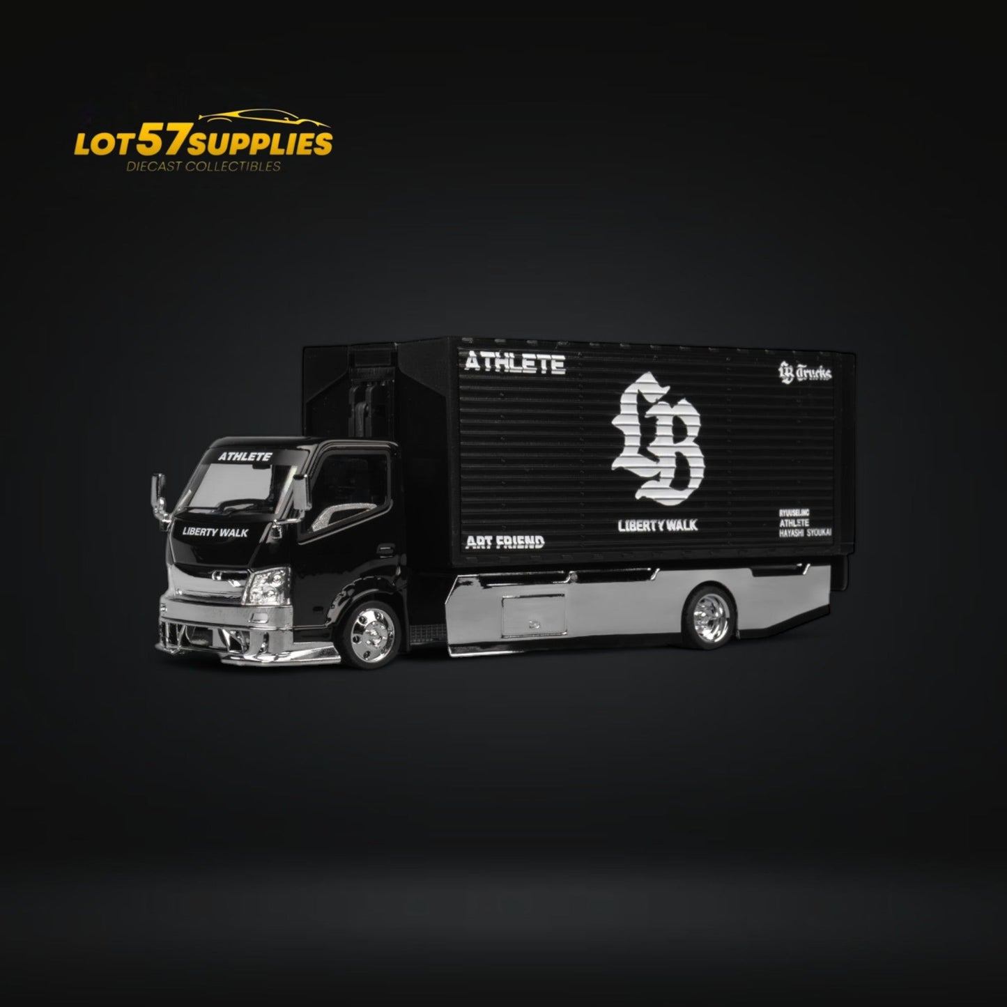 Diecast MicroTurbo Hino 300 Custom Box Truck Limited Edition