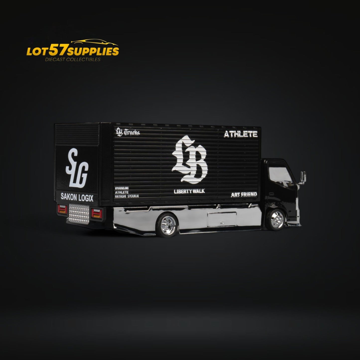 Diecast MicroTurbo Hino 300 Custom Box Truck Limited Edition