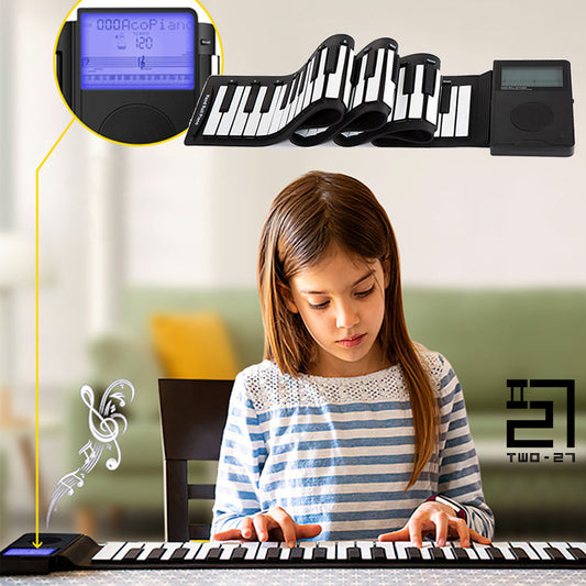 Portable Hand-Rolled Piano with 88 Keys and Recording Function - ToylandEU