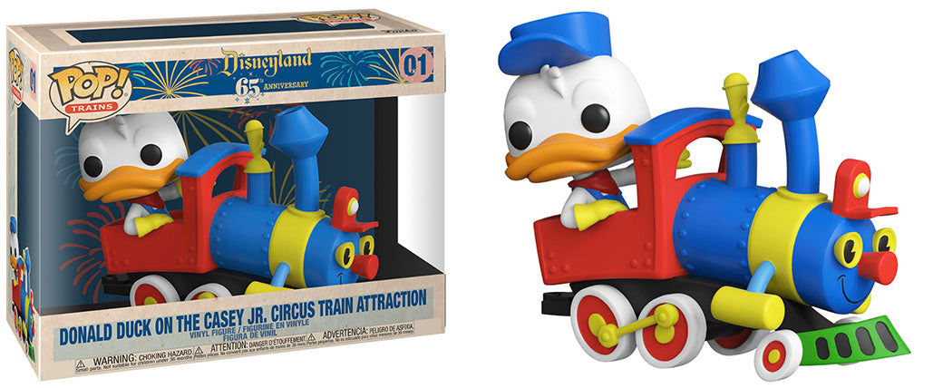 Near Mint Donald Duck Funko Pop Casey Jr Circus Train